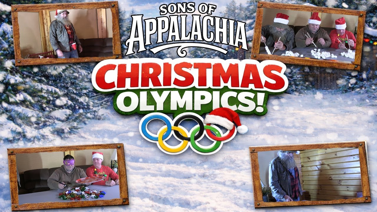 We created our own Christmas Olympics!