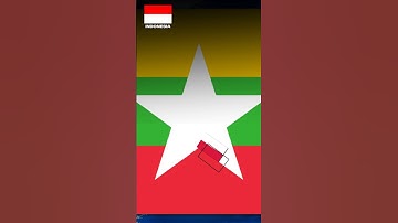 Hidden Countries Flags from Myanmar flag...#shorts