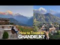 Kathmandu to ghandruk village travel vlog trip details with roomfood prices nepal travel guide