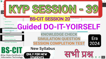 KYP SESSION 39 GUIDED DO IT YOURSELF || do it yourself session 39