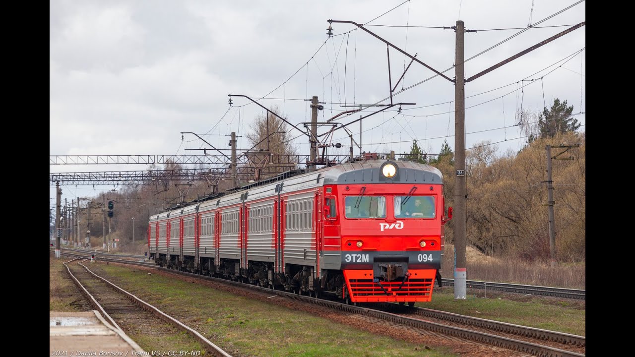 Электропоезд ЭТ2М-094  маршрут:  "Санкт-Петербург-Балтийский  -  Строганово" (Сезонный)