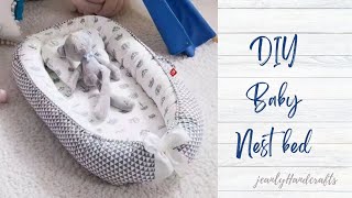 How to make baby nest bed at home