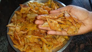 1 கப் அரிசிமாவு இருக்கா மொறுமொறு crispy ஸ்னாக்ஸ் பத்தே நிமிடத்தில்||Riceflour teatime snacks chips