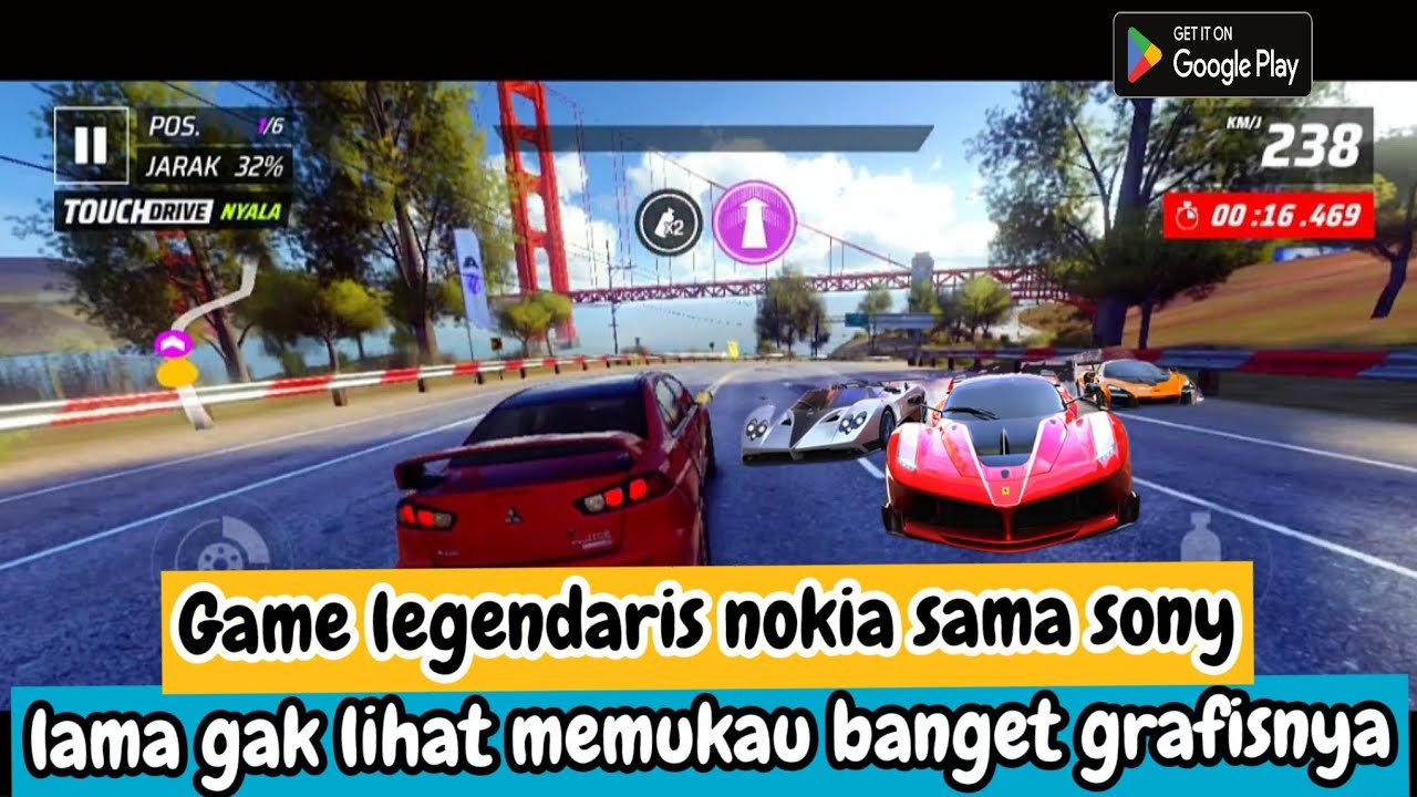 Nyobain Asphalt legends racing game
