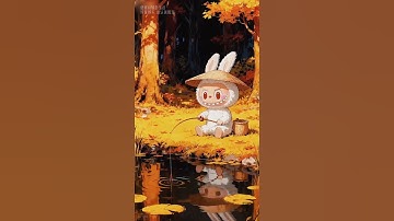 请问怎么去？我也想去这片森林偶遇Labubu😭  #aigc #animation #ai绘画 #labubu #popmart #midjourney #泡泡瑪特 #Seedream  #art