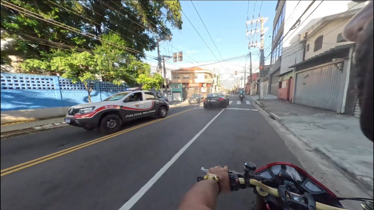 Os polícia, o rolê quase deu ruim Honda cb1000 #explore #gopro #inscritos #motovlog #escrevanocanal 