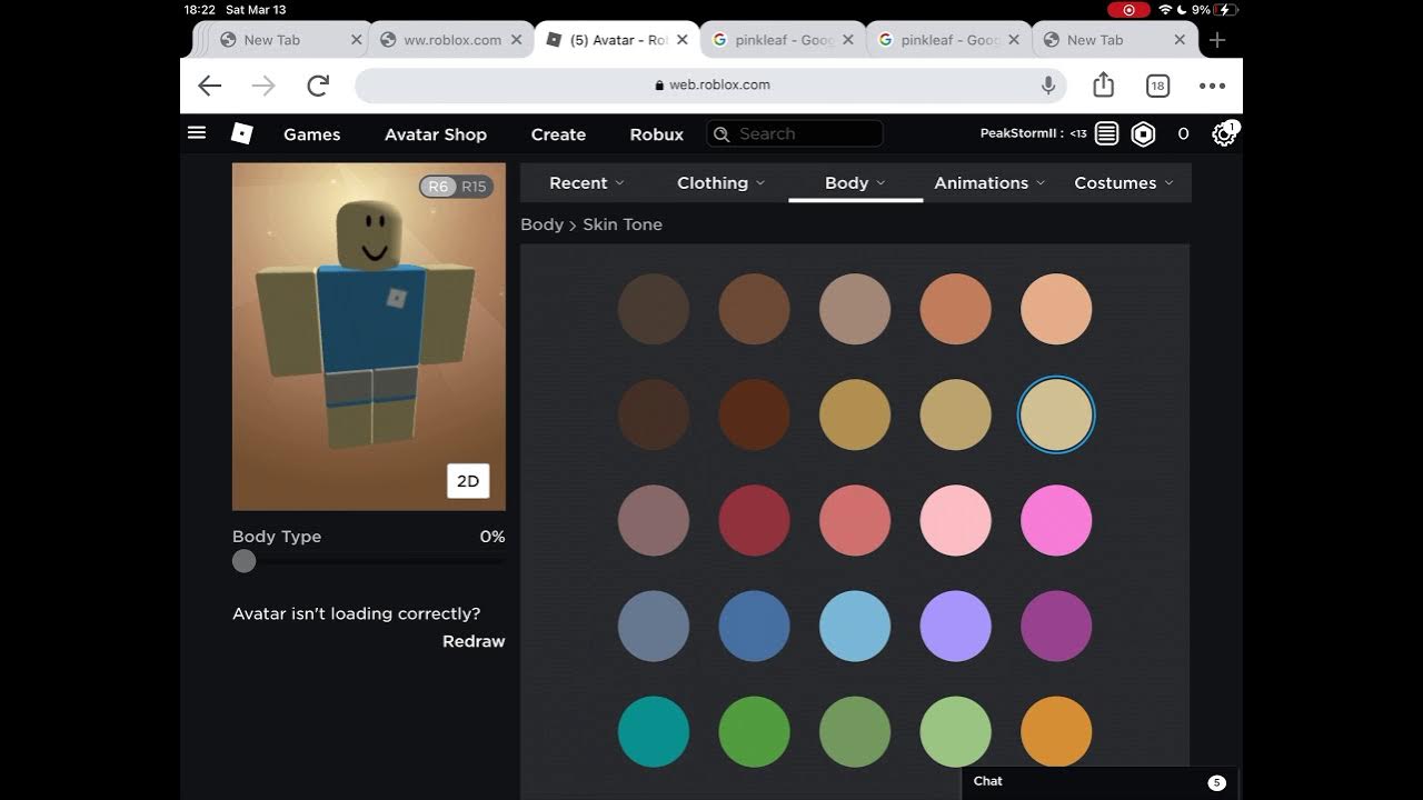 How to make a pinkleaf character in roblox YouTube