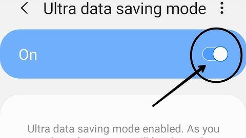 Samsung galaxy A73 5g ultra data saver, how to disable ultra data saver