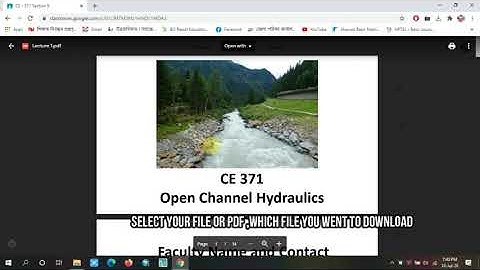 How to download google Classroom Video or PDF file easyle.