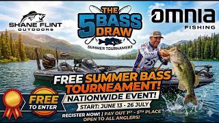 Don’t Miss This! Free Summer Bass Tournament Paying 1st 5th Place