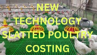 NEW TECHNOLOGY SLATTED POULTRY FLOOR COSTING screenshot 5