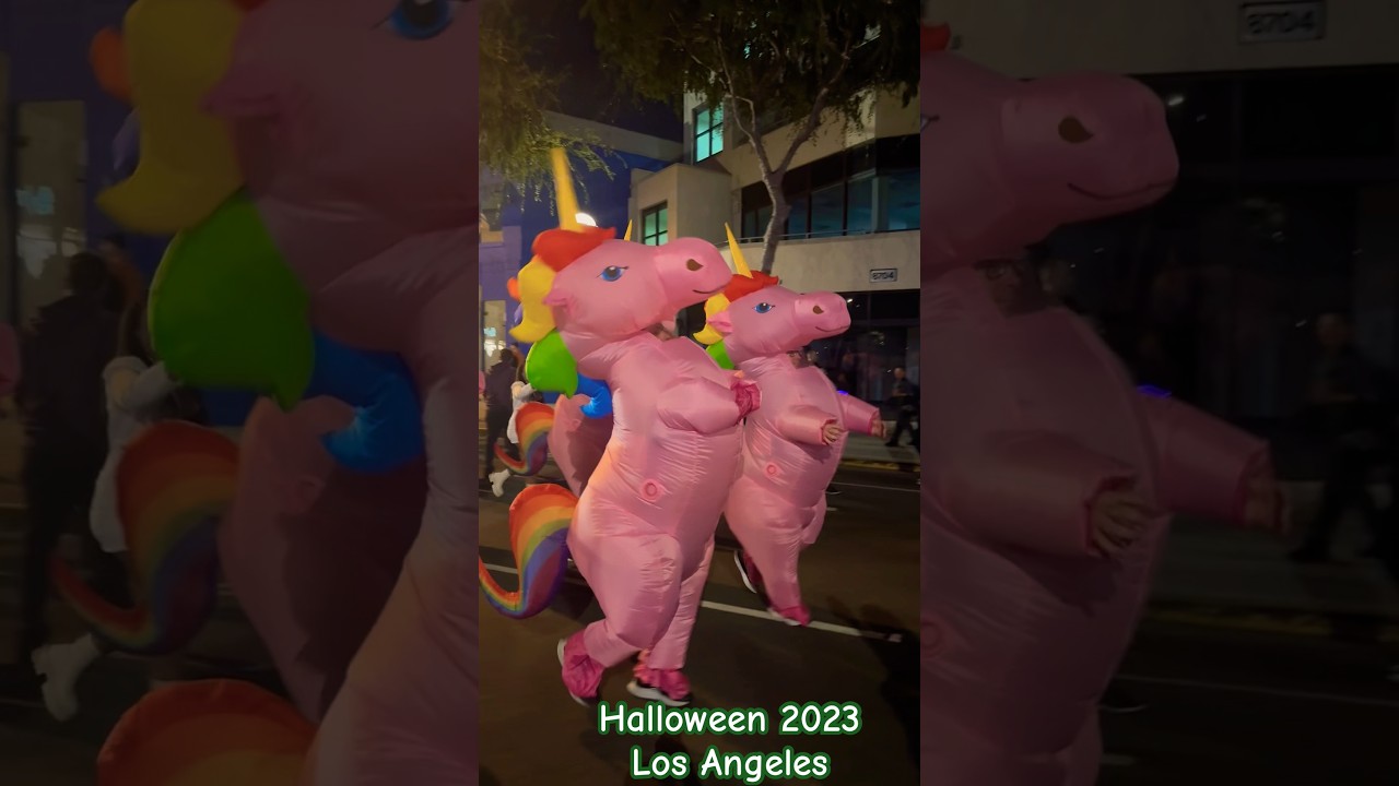 Halloween 2023 October31 Santa Monica Boulevard,West Hollywood in Los Angeles 