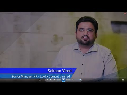 Salman Virani - Senior Manager HR ( Lucky Cement Ltd)