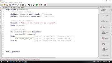 PSeInt Condicional simple con SI - ENTONCES Ejemplo 3