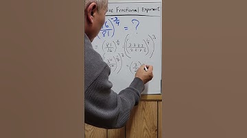 How To Solve Negative Fractional Exponent #shorts #exponents #math #mathematic