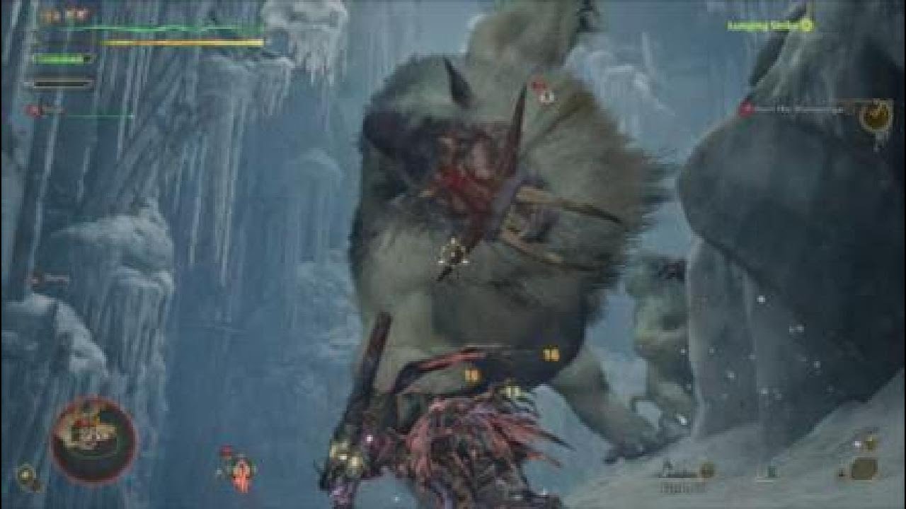 Blangonga fight. Monter Hunter Wilds