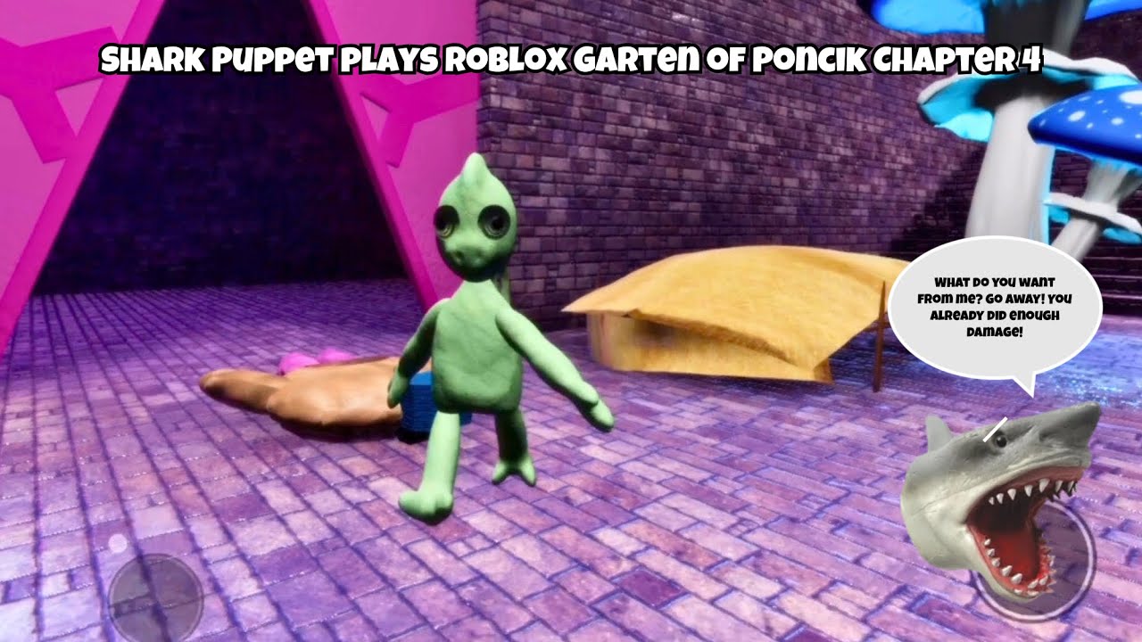SB Movie: Shark Puppet plays Roblox Garten of Poncik Chapter 4