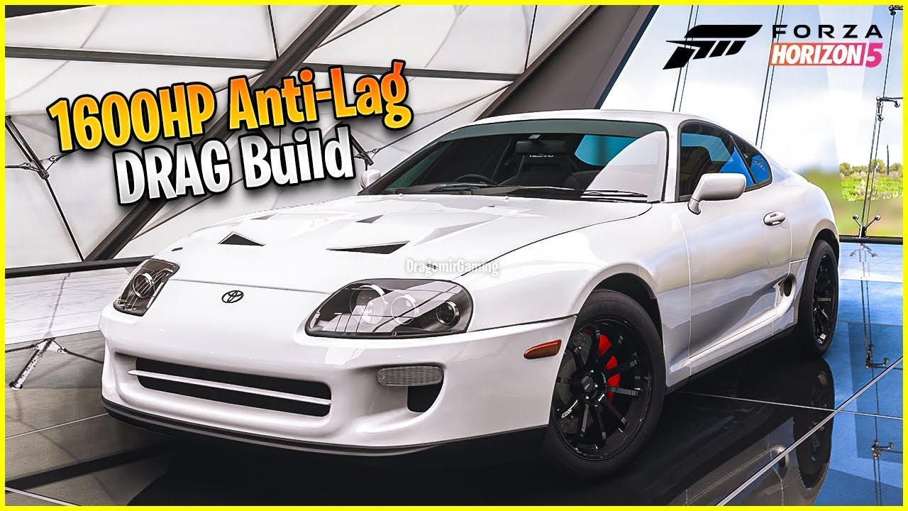 1600HP SUPRA MK4 DRAG BUILD + Tune Guide, Forza Horizon 5