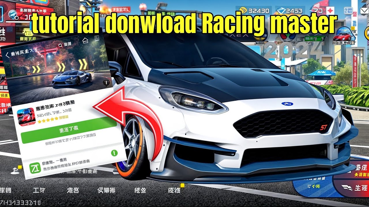 TUTORIAL DONWLOAD RACING MASTER - YouTube