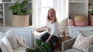 Cozy Bookcase Styling Tips- Nesting with Grace