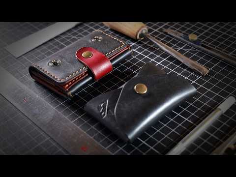 J'ai refait un porte-cartes modulable en cuir ! (je le trouve bien