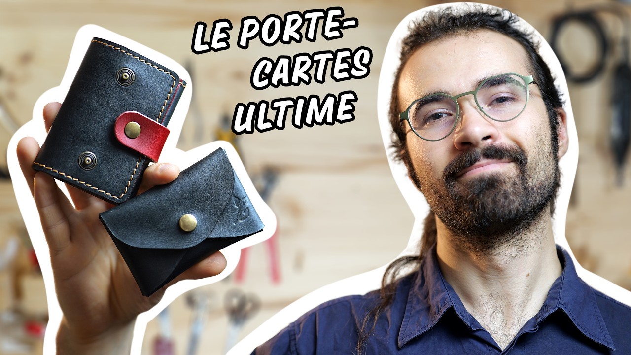 J'ai refait un porte-cartes modulable en cuir ! (je le trouve bien