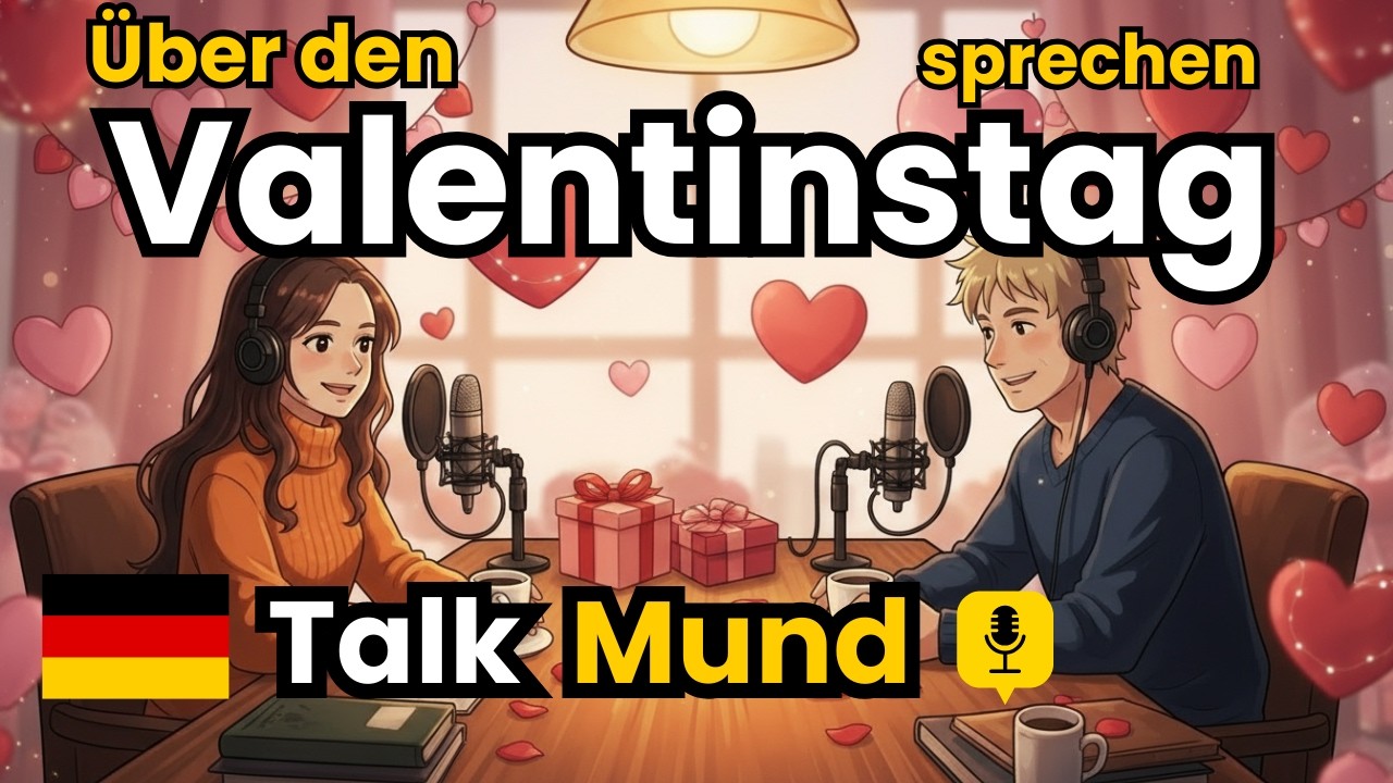 Talking about Valentine's Day in German | Easy German Conversation Practice