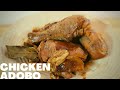 Filipino chicken adobo recipe  braised chicken in soya sauce vinegar and garlic