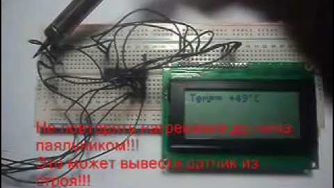 Урок 15. Работа с датчиком температуры DS18B20 в BASCOM-AVR