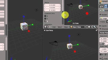 Blender 2.56 step 1 basics