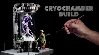 Massive Cryochamber Build With A Weird Gas Alien | #diorama #scalemodel #resin