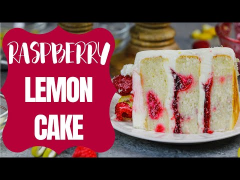 Lemon Raspberry Cake | CHELSWEETS