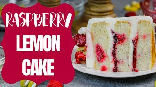Lemon Raspberry Cake | CHELSWEETS