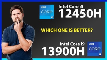INTEL Core i5 12450H vs INTEL Core i9 13900H Technical Comparison