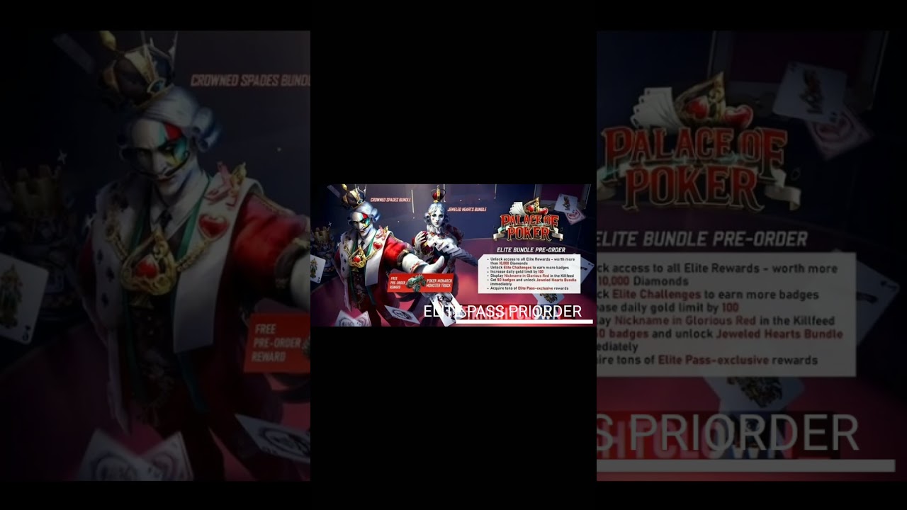 Free Fire Upcoming Elite Pass Pre-order And Free Reward||