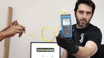 TERMOMETRO E SENSOR TERMOPAR TIPO K