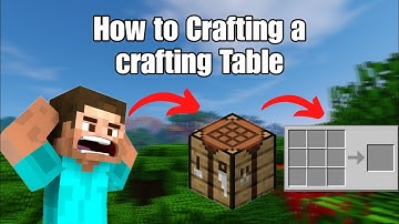 How To Craft A Crafting Table In Minecraft Java/Bedrock/Pocket Edition