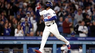 High quality Los Angeles Dodgers Teoscar Hernandez clips for edits/intros ￼