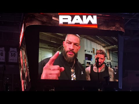 Video Roman Reigns sends warning to CM Punk - WWE Raw 3/16/2026