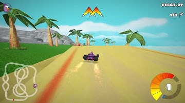SuperTuxKart 1.0 - Volcan Island 1:54.108
