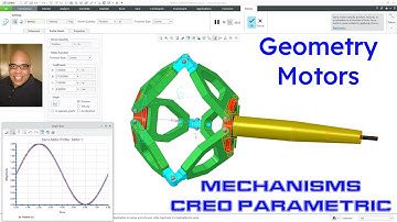 Creo Parametric - Mechanisms - How to Define a Geometry Motor
