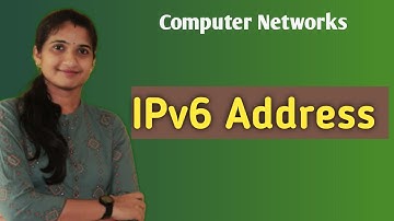 Lec-34:  IPv6 Address |Computer Network( malayalam)