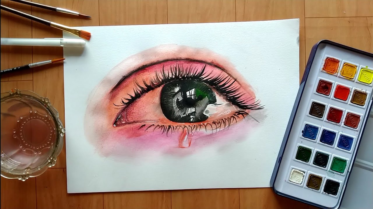 realistic watercolor drawing Realistic Eye Drawing watercolor realistic watercolor drawing Realistic Eye Drawing watercolor