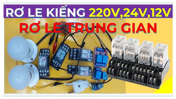 🔴 Tìm Hiểu Về Rơ Le Kiếng, Rơ Le Trung Gian Nó Dùng Để Làm Gì?