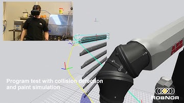 RobNor VR robot programming with HTC Vive and ABB RobotStudio