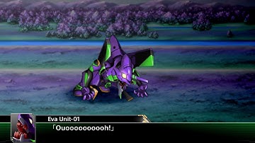 Super Robot Taisen V(ENG): Evangelion Unit-01 All attacks