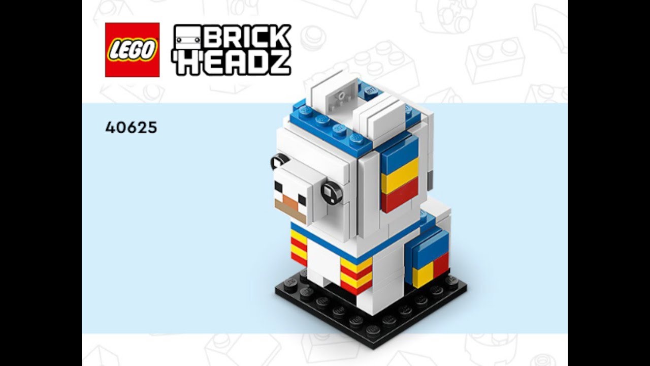 LEGO Instructions | Minecraft | 40625 | Llama | Brickheadz