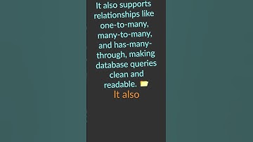 Laravel Eloquent ORM overview
