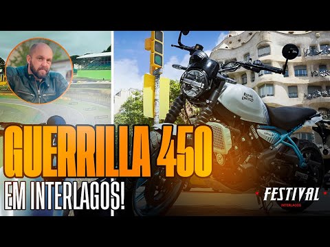 LANÇAMENTO GUERRILLA 450 ROYAL ENFIELD NA PISTA!!! - MAIS MOTO PODCAST
