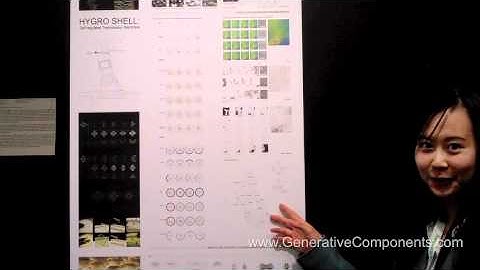 GenerativeComponents Student Presentation at UC Berkeley: Hygroshell